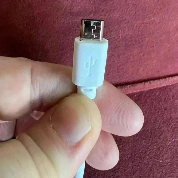 USB to Micro-USB Adapter Charging Cable white - Picture 2 of 5